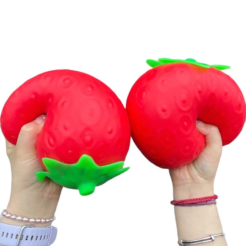 Giant Strawberry Squishy Toy E - Gummy Candy ulasan dan harga