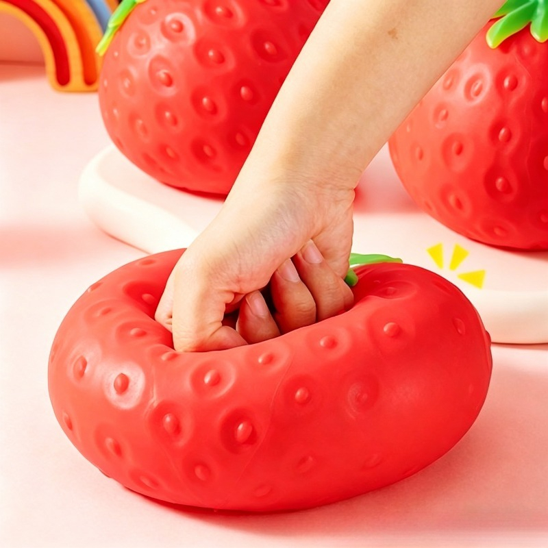 Giant Strawberry Squishy Toy E - Gummy Candy ulasan dan harga