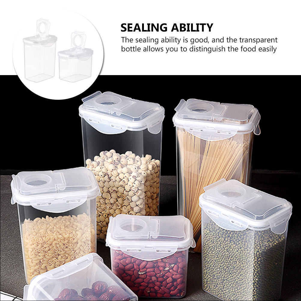 2Pcs Storage Jar Set Plastic A - Dried Fruit ulasan dan harga