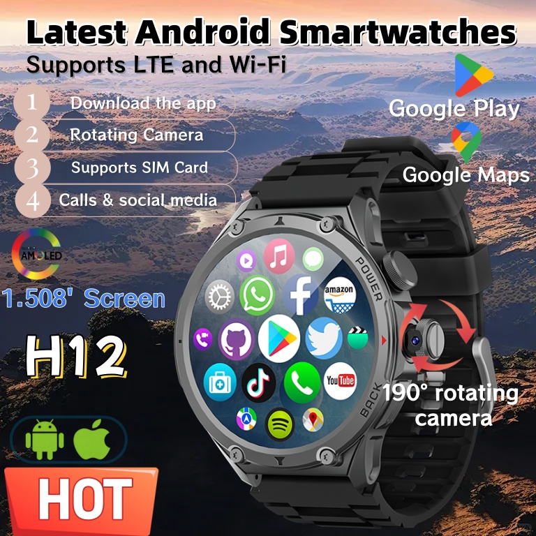 Latest Model H12 Smart Watch 4 - Seaweed Snack ulasan dan harga